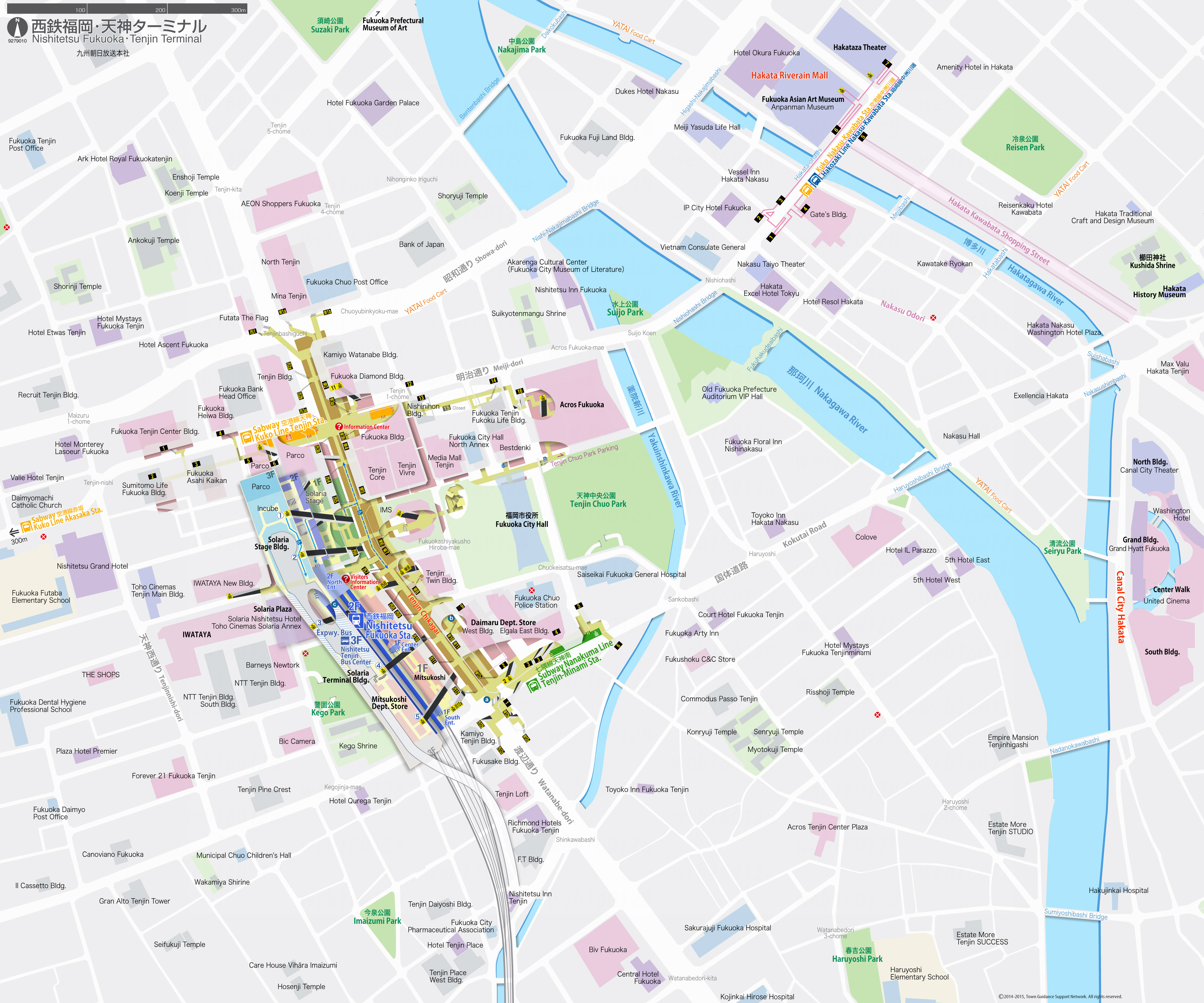 えきペディアMAP西鉄福岡